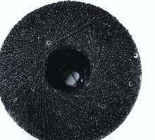 Гэлэкси Сеам 106 - черный с черными пайетками, переливаются на солнце