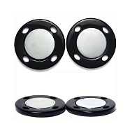 Кнопка магнитная черная, 25 мм. Ш13