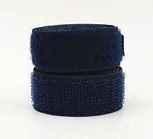 Лента контактная (липучка) темно-синия, 25 мм