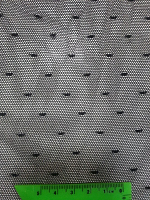 Сетка трикотажная без крапин цвет черный (цена за 1см)