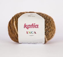 Пряжа INCA 114 коричневый темно коричневый С21П