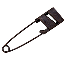 Булавка декоративная "Геометрия" античная медь 7,5 см ш13