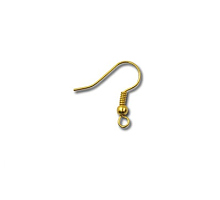 Швензы для бисера под золото, 18 мм 2 пары