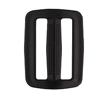 Двухщелевая черная пряжка 40 мм