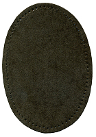 Заплатка термоклеевая из искусственной замша, серая цена за пару