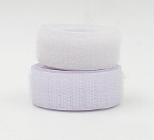 Лента контактная (липучка) белая, 25 мм