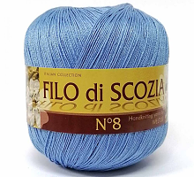 Filo Di Scozia №8 (Фило Ди Скозиа №8 - 58 светло-голубой