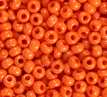 Бисер керамика цветной 16189 оранжевый