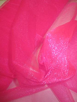 Фатин фуксия блестящий (50см)