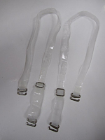 Бретели для бюстгальтера силиконовые, 10мм