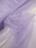 Фатин сиреневый блестящий (50см)