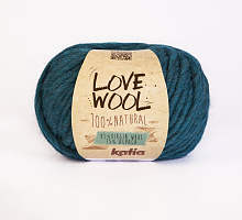 Пряжа Love Wool, цвет 118 бирюзовый