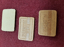 Нашивка пришивная иск.кожа FASHION 5 штук