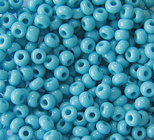 Бисер керамика 63030 бирюза