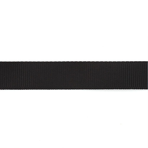 Лента репсовая 12 мм, черный