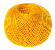 Пряжа Ирис, 100% хлопок 25гр. 0510 (008) оранжевый