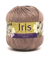 Ирис (Iris 100% 100% мерсеризованный хлопок 9м/1г) 1414 какао светлое