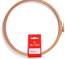 Пяльцы круглые с замком, высота обода 8 мм, диаметр 21,5 см