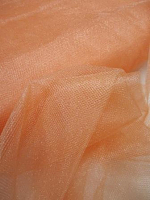 Фатин персиковый блестящий (50см)