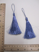 Кисть металлизированная, цвет сиреневый, 135 мм