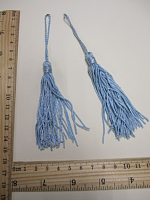 Кисть, цвет голубой, 15 см