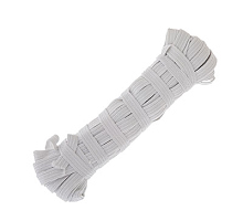 Резинка 10мм белая х 10м