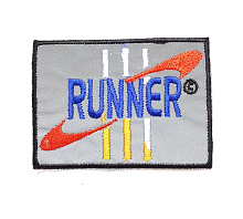 Термоаппликация "RUNNER", 7.3 х 5.3 см