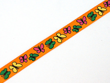 Лента репсовая с рисунком арт.КЛ.24495 1,0см