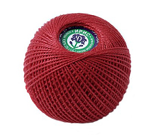 Пряжа Ирис, 100% хлопок 25гр. 0904 т. малиновый