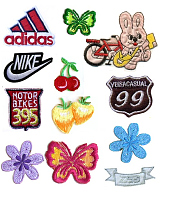 Аппликации, заплатки термоклеевые