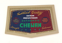 Термоаппликация "CHEWAN", 11.8 х 5.5 см