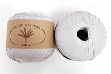 Пряжа Рафия (Raffia), цвет 008 серебристый