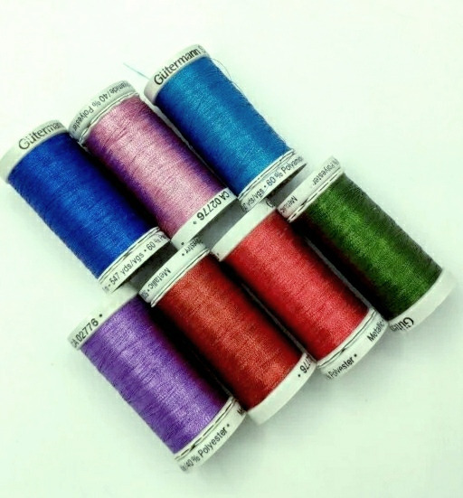 Люрекс Gutermann Sulky Metallic-500 (салки) 7016 синий