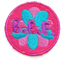 Термоаппликация "B.F.F, d=8 см