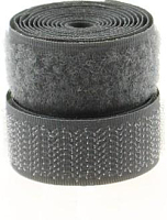 Лента контактная (липучка) серая, 25 мм