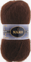 Пряжа Naco Mohair Delicate цвет 6106 коричневый