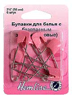 Булавка для белья с безопасным пластиковым замком, 6 шт