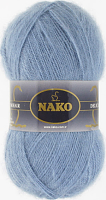Пряжа Naco Mohair Delicate цвет 6122 серо голубой