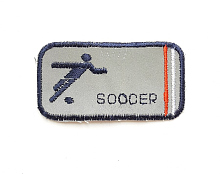 Термоаппликация "soocer", 6.5 х 3.5 см