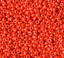 Бисер керамический блестящий 98170 т-красный