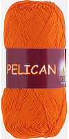 Пряжа Vita cotton Pelican  цвет 3994 морковный