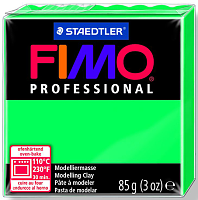 Полимерная глина FIMO «PROFESSIONAL» цвет чисто зеленый