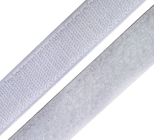 Лента контактная (липучка) белая, 50 мм