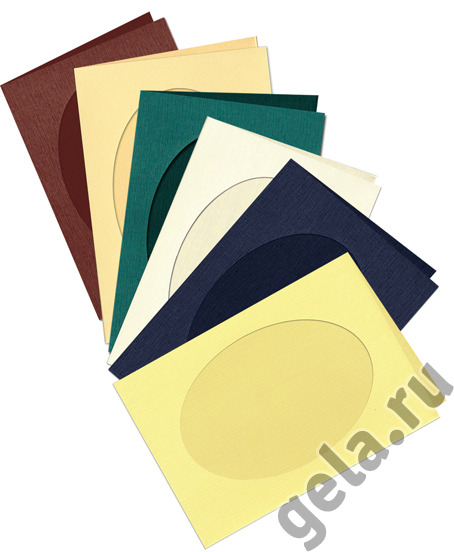 Паспарту декоративное для открыток в ассортименте