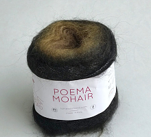 Поэма мохер (Poema Mohair) 08 коричневый-хаки