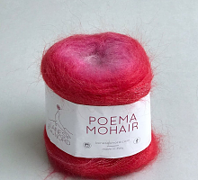 Поэма мохер (Poema Mohair) 10 красно-розовый