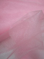 Фатин нежно-розовый блестящий (10см)