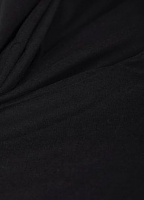 Микровельвет стрейч черный