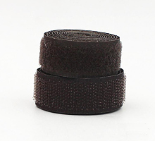 Лента контактная (липучка) шоколадная, 25 мм