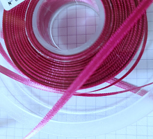 лента атласная шир.3мм цвет 210 розоватая малина (цена за метр)